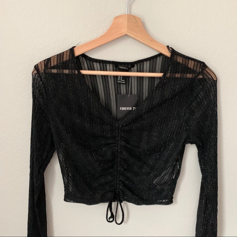 NWT Forever 21 Scrunch Up Long Sleeve